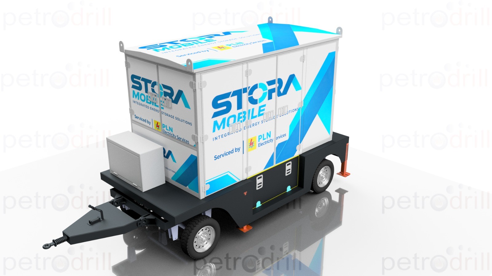 Medium-Size Mobile BESS Trailer